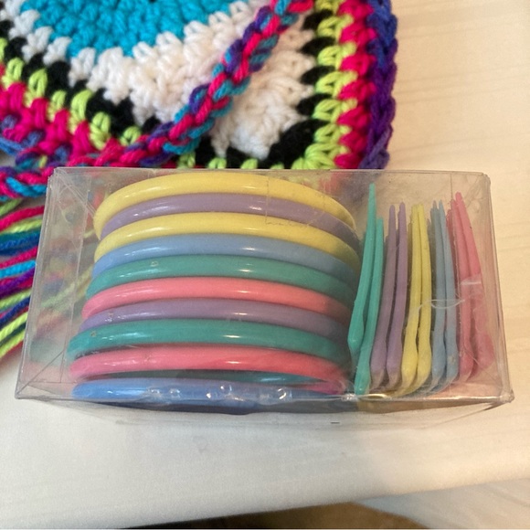 Girls Cute & Fun Bundle - Hand crocheted evil eye bag and accessories - Picture 5 of 5